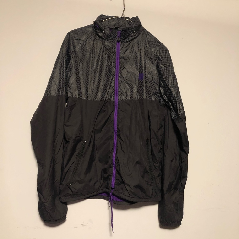 Insight Windbreaker Jacket Long Sleeve Hood Zipper Print Colourful C